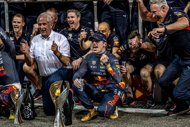 ABU DHABI, UNITED ARAB EMIRATES: Max Verstappen, racing for the Red Bull Racing team during the 2022 Formula 1 Abu Dhabi Grand Prix at the Yas Marina Circuit in Abu Dhabi, United Arab Emirates.