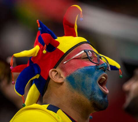 Doha, Qatar. 20th Nov, 2022. or 20.11.2022 Ecuador Fan Qatar - Ecuador World Cup 2022 in Qatar Credit: Moritz Müller *** Doha, Qatar 20th Nov, 2022 or 20 11 2022 Ecuador Fan Qatar Ecuador World Cup 2022 in Qatar Credit Moritz Müller