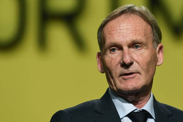 Ordentliche Hauptversammlung der Borussia Dortmund GmbH & Co. KGaA am 21.11.2022 in der Westfalenhalle in Dortmund Hans-Joachim Watzke ( Vorsitzender der Geschäftsführung Dortmund )