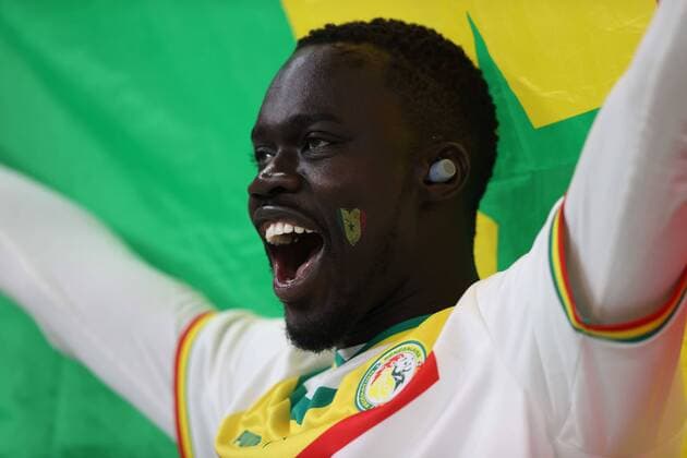 Doha 21.11.2022 MISTRZOSTWA SWIATA 2022 MECZ : SENEGAL - HOLANDIA --- FIFA World Cup, WM, Weltmeisterschaft, Fussball QATAR 2022 MATCH : SENEGAL - NETHERLANDS NZ kibice fans FOT. Grzegorz Wajda 400mm.pl NEWSPIX.PL --- Newspix.pl  B25I0262