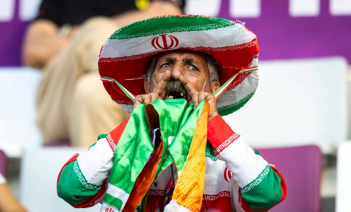 Doha, Qatar. 21st Nov, 2022. Fan aus dem Iran England - Iran World Cup 2022 in Qatar 21.11.2022 Credit: Moritz Müller *** Doha, Qatar 21st Nov, 2022 Fan from Iran England Iran World Cup 2022 in Qatar 21 11 2022 Credit Moritz Müller