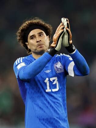 DOHA - Mexico goalkeeper Guillermo Ochoa during the FIFA World Cup, WM, Weltmeisterschaft, Fussball Qatar 2022 group C match between Mexico and Poland at 974 Stadium on November 22, 2022 in Doha, Qatar. AP Dutch Height MAURICE OF STONE FIFA World Cup Qatar 2022 2022 xVIxANPxSportx xMauricexvanxSteenxWKxIVx