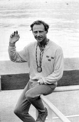 ** SVD OUT ** ROM 19600829. Gert Fredriksson under OS i Rom där han vann ett guld och ett brons. ROM ITALY KANOT x23x *** SVD OUT ROM 19600829 Gert Fredriksson during the Olympic Games in Rome where he won a gold and a bronze ROM ITALY KANOT x23x  Copyright: xFOLKExHELLBERGx xTTx GERT FREDRIKSSON