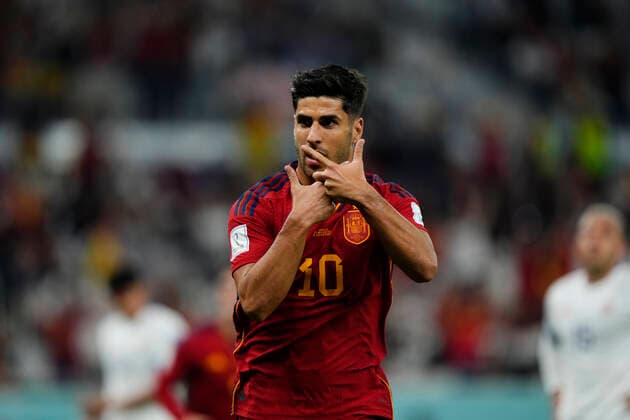 Sport Bilder des Tages Spain v Costa Rica: Group E - FIFA World Cup, WM, Weltmeisterschaft, Fussball Qatar 2022 during the FIFA World Cup Qatar 2022 Group E match between Spain and Costa Rica at Al Thumama Stadium on November 23, 2022 in Doha, Qatar. Doha Qatar  Copyright: xJosexBretonx originalFilename:breton-spainvco221123_npAdh.jpg