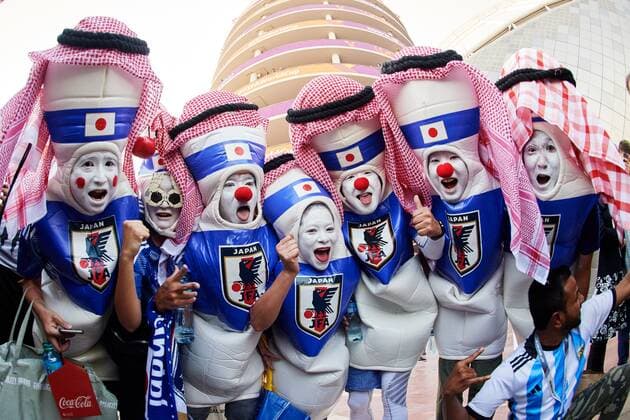 Sport Bilder des Tages RECORD DATE NOT STATED FIFA World Cup, WM, Weltmeisterschaft, Fussball Qatar 2022 Germany vs Japan Fans o Aficion during the game Germany vs Japan, Corresponding to Group E of the FIFA World Cup Qatar 2022, at Khalifa International Stadium, Al Rayyan, Doha, November 23, 2022. <br><br> Fans o Aficion durante el partido Alemania vs Japon, correspondiente al Grupo E de la Copa Mundial de la FIFA Qatar 2022, en el Estadio Internacional Khalifa, Al Rayyan, Doha, 23 de noviembre de 2022. AL RAYYAN DOHA QATAR  Copyright: xJorgexMartinezx 20221123_7371