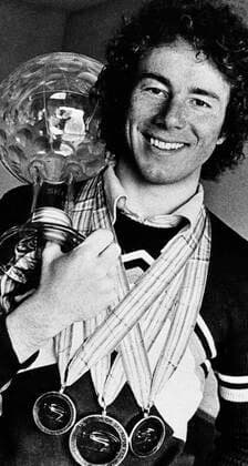 ** SVD OUT ** 19760402. Ingemar Stenmark visar upp sina segerpris fran arets World Cup. STOCKHOLM SWEDEN x51x *** SVD OUT 19760402 Ingemar Stenmark shows off his prizes from this years World Cup STOCKHOLM SWEDEN x51x  Copyright: xOLLExSEIJBOLDx STENMARK 1976