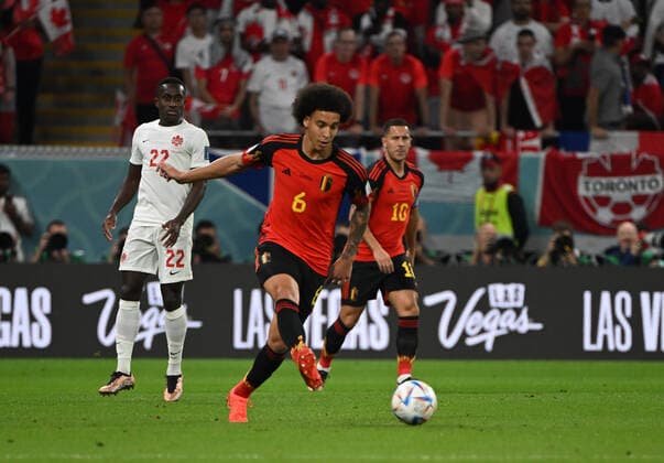 Fussball, Herren, Saison 2022 23, WM in Katar, Gruppe F (1. Spieltag), Belgien - Kanada im Ahmed bin Ali Stadium in Ar-Rayyan, Axel Witsel (Belgien), 23.11. 2022, Copyright: xMatthiasxKochx