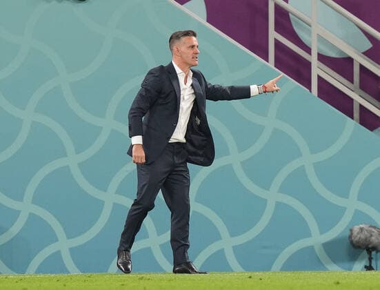 QAT, WM FIFA 2022, Group F, Belgien vs Kanada 23.11.2022, Khalifa International Stadium, Doha, QAT, WM FIFA 2022, Group F, Belgien vs Kanada, im Bild Canada s English coach John Herdman .
