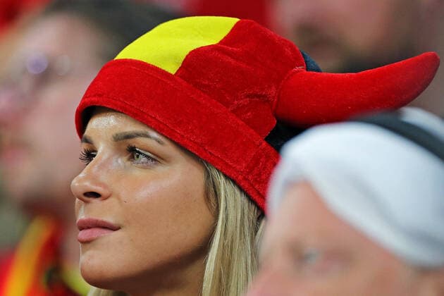 Fan of Belgium, during the match between Belgium and Canada, for the 1st round of Group F of the FIFA World Cup, WM, Weltmeisterschaft, Fussball Qatar 2022, Ahmed bin Ali Stadium, this Wednesday, 23. 30761 (Heuler Andrey SPP)  Copyright: xHeulerxAndreyx xSPPx spp-en-HeAn-HADE1716