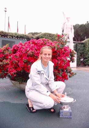 Australian tennis player, coarch, and writer Jelena Dokic, Italian Open 2000 