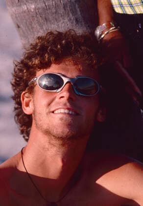 Brazilian tennis player Gustavo Kuerten, 1990s 