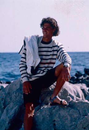 Brazilian tennis player Gustavo Kuerten, 1990s 