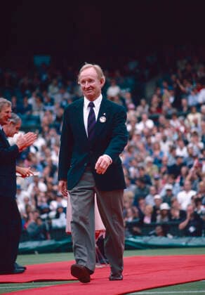 Australian tennis player Rod Laver, Wimbledon, UK 2000 
