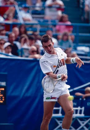 Czech tennis player Ivan Lendl, US Open 1992 