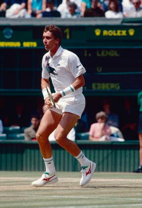 Czech tennis player Ivan Lendl, Wimbledon, UK 1990s 