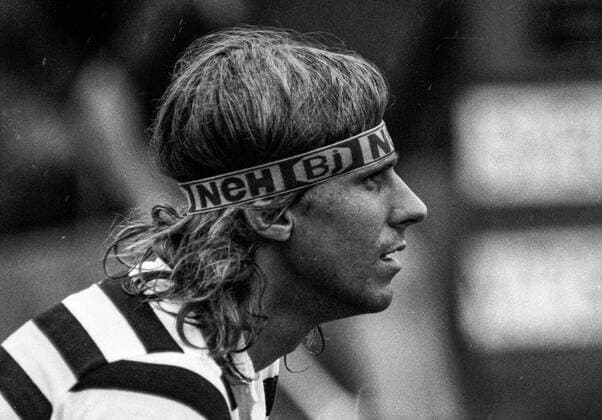 Bastad 1980-06-09 Björn Borg spelar en match i Davis Cup-tennisen mellan Sverige och Italien i Bastad Bastad Sverige x4x *** Bastad 1980 06 09 Björn Borg plays a Davis Cup tennis match between Sweden and Italy in Bastad Bastad Sweden x4x  Copyright: xTorbjörnxAnderssonx xEXPx xTTx TENNIS DC SVE-ITA BORG