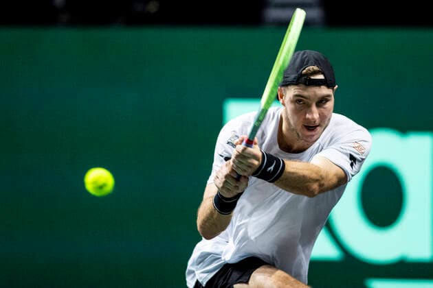 Sport Themen der Woche KW47 Jan-Lennard Struff of Deutschland ESP, Deutschland vs. Kanada, Tennis Davis Cup, Viertelfinale, 24.11.2022 ESP, Deutschland vs. Kanada, Tennis Davis Cup, Viertelfinale, 24.11.2022 Malaga *** Jan Lennard Struff of Germany ESP, Germany vs Canada, Tennis Davis Cup, Quarter Finals, 24 11 2022 ESP, Germany vs Canada, Tennis Davis Cup, Quarter Finals, 24 11 2022 Malaga Copyright: xEibner-Pressefoto OmarxArnaux EP_EER