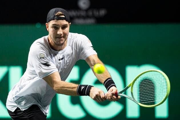 Jan-Lennard Struff of Deutschland ESP, Deutschland vs. Kanada, Tennis Davis Cup, Viertelfinale, 24.11.2022 ESP, Deutschland vs. Kanada, Tennis Davis Cup, Viertelfinale, 24.11.2022 Malaga Copyright: xEibner-Pressefoto OmarxArnaux EP_EER