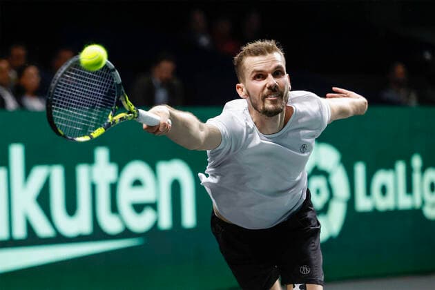 Sport Themen der Woche KW47 Sport Bilder des Tages Oscar Otte (GER), Davis Cup Finals 2022, Palacio de Deportes JosÃ *** Oscar Otte GER , Davis Cup Finals 2022, Palacio de Deportes JosÃ Copyright: xJuergenxHasenkopfx