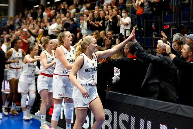 24.11.2022, Qualifikation FIBA Basketball Damen EM 2023, Deutschland-Bosnien und Herzegowina, 9, Emma Eichmeyer, Deutschland Weißenfels Stadthalle Weißenfels Sachsen-Anhalt Germany