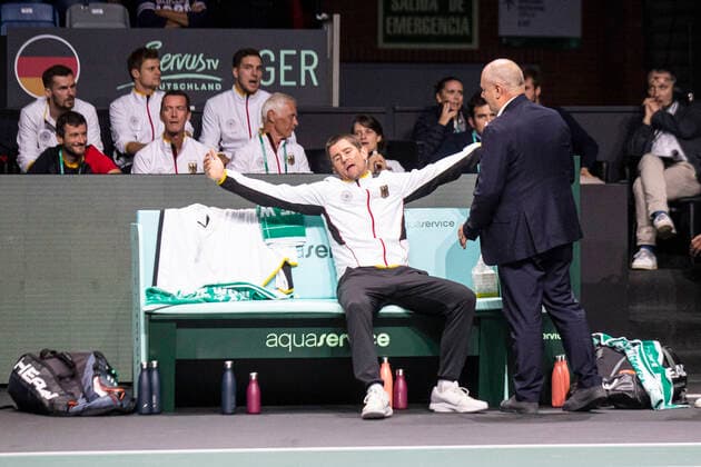 Sport Themen der Woche KW47 Sport Bilder des Tages Michael Kohlmann of Deutschland ESP, Deutschland vs. Kanada, Tennis Davis Cup, Viertelfinale, 24.11.2022 ESP, Deutschland vs. Kanada, Tennis Davis Cup, Viertelfinale, 24.11.2022 Malaga *** Michael Kohlmann of Germany ESP, Germany vs Canada, Tennis Davis Cup, Quarterfinals, 24 11 2022 ESP, Germany vs Canada, Tennis Davis Cup, Quarterfinals, 24 11 2022 Malaga Copyright: xEibner-Pressefoto OmarxArnaux EP_EER
