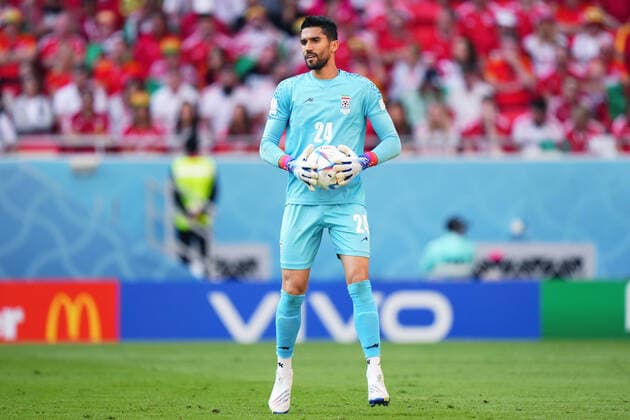 QAT: Wales - Iran. FIFA World Cup, WM, Weltmeisterschaft, Fussball Qatar 2022 HOSSEINI Hossein of Iran during the FIFA World Cup Qatar 2022 match, Group B, between Wales and Iran played at Ahmad Bin Ali Stadium on Nov 25, 2022 in Al Rayyan, Qatar. Copyright: xBaguxBlancox xPRESSINx WC_221125_062