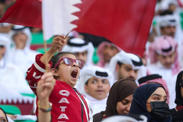 Qatar v Senegal: Group A - FIFA World Cup, WM, Weltmeisterschaft, Fussball Qatar 2022 fans during the World Cup match between Qatar v Senegal , in Doha, Qatar, on November 25, 2022. Doha Qatar  Copyright: xFotoxOlimpikx originalFilename:jastrzebowski-qatarvse221125_npVmU.jpg