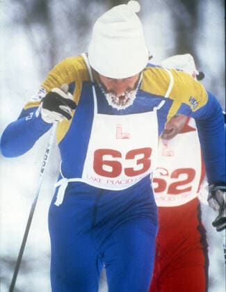 OS 1980 i Lake Placid. Vinter-OS. Längdskidor herrar 15 km. Thomas Wassberg, längdskidakare Sverige, tävling action, frost i skägget 1980-02-17 (c) Aftonbladet IBL Bildbyra * * * EXPRESSEN OUT * * * AFTONBLADET 5600 svenska kändisar x2512x *** Olympics 1980 in Lake Placid Winter Olympics Cross-country skiing men 15 km Thomas Wassberg, cross-country skier Sweden, competition action, frost in the beard 1980 02 17 c Aftonbladet IBL Bildbyra EXPRESSEN OUT AFTONBLADET 5600 Swedish celebrities x2512x  Copyright: xAftonbladet TTx OS LAKE PLACID 1980 WASSBERG