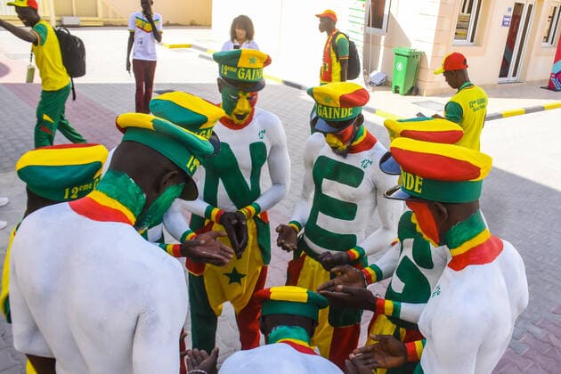 DOHA (QATAR), 11 25 2022 - Senegal during the World Cup match between QATAR and SENEGAL at Al Thumama Stadium on November 25, 2022 in Doha, Qatar. Photo by Shengolpixs Copyright: xShengolpixsx