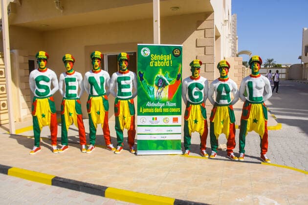 Sport Bilder des Tages Sport Bilder des Tages DOHA (QATAR), 11 25 2022 - Senegal during the World Cup match between QATAR and SENEGAL at Al Thumama Stadium on November 25, 2022 in Doha, Qatar. Photo by Shengolpixs Copyright: xShengolpixsx