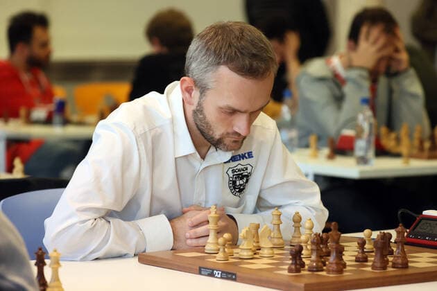26.11.22 Schach Bundesliga Deutschland, Deizisau, 26.11.2022, Schach, Bundesliga: Stepan Zilka (Schachfreunde Deizisau).