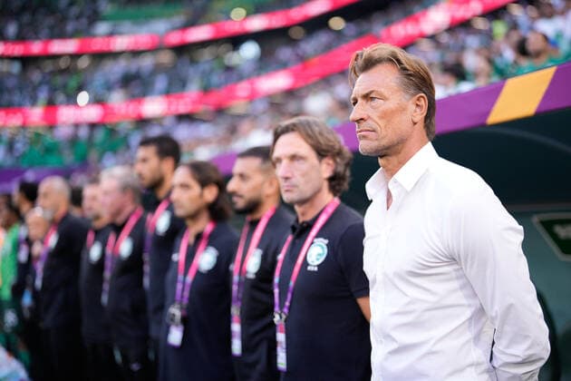 Herve Renard head coach (KSA), NOVEMBER 26, 2022 - Football Soccer : FIFA World Cup, WM, Weltmeisterschaft, Fussball Qatar 2022 Group C match between Poland 2-0 Saudi Arabia at Education City Stadium in Al Rayyan, Qatar.  (204788752)