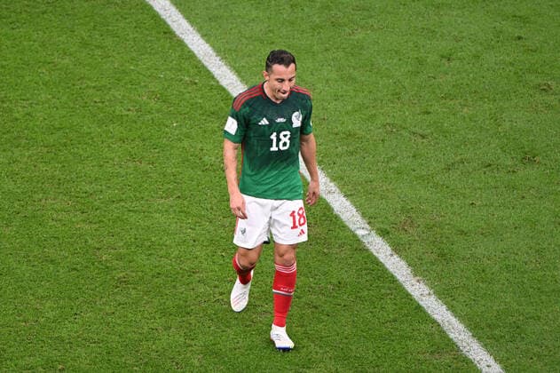 Fussball, Herren, Saison 2022 23, WM in Katar, Gruppe C (2. Spieltag), Argentinien - Mexiko im Lusail Iconic Stadium in Lusail, Andres Guardado (Mexico), 26.11. 2022, Copyright: xMatthiasxKochx