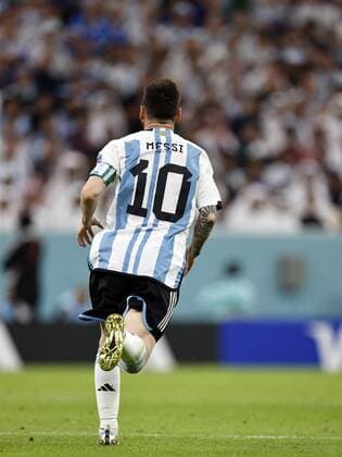 LUSAIL CITY - Lionel Messi of Argentina during the FIFA World Cup, WM, Weltmeisterschaft, Fussball Qatar 2022 group C match between Argentina and Mexico at Lusail Stadium on November 26, 2022 in Lusail City, Qatar. AP Dutch Height MAURICE OF STONE FIFA World Cup Qatar 2022 2022 xVIxANPxSportx xMauricexvanxSteenxWKxIVx