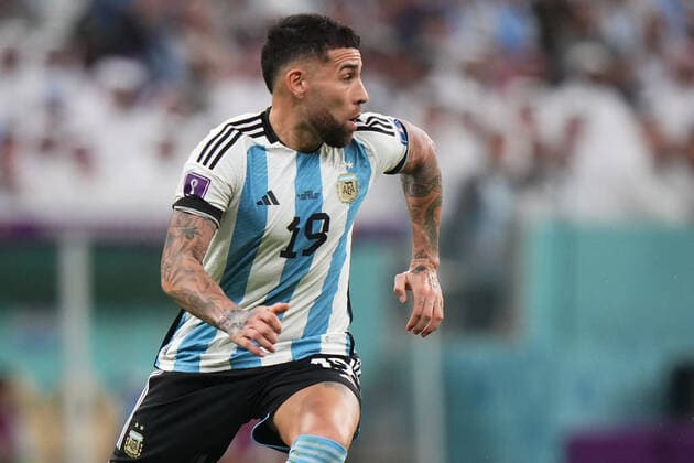 QAT: Argentina - Mexico. FIFA World Cup, WM, Weltmeisterschaft, Fussball Qatar 2022 Nicolas Otamendi of Argentina during the FIFA World Cup Qatar 2022 match, Group C, between Argentina and Mexico played at Lusail Stadium on Nov 26, 2022 in Lusail, Qatar. Copyright: xBaguxBlancox xPRESSINx WC_221126_602