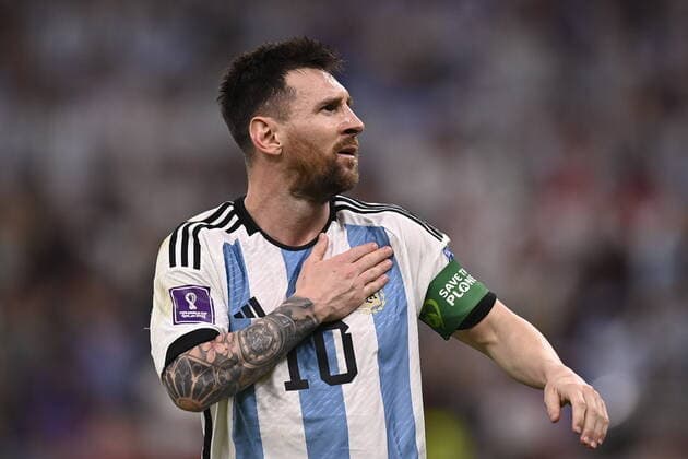 LIVE Mondiali 2022. Qatar, Argentina vs Messico - Gruppo C Foto Fabio Ferrari LaPresse 26 Novembre 2022 Qatar - - Calcio - Qatar 2022 - Coppa del Mondo Fifa - Argentina vs Messico - Gruppo C - Fase a Gironi - Lusail Stadium. Nella foto: esultanza Leo Messi November 26, 2022 , Qatar - sport - Soccer - Qatar 2022- FIFA World Cup, WM, Weltmeisterschaft, Fussball - Argentina vs Mexico - Group C - group stage - Lusail Stadium. In the pic: Leo Messi PRESSINPHOTO FF Copyright: xFabioxFerrari LaPressex WC_221126_659