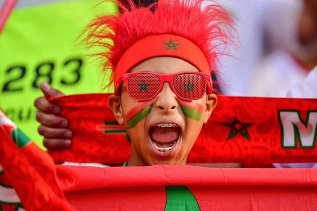 RECORD DATE NOT STATED FIFA World Cup, WM, Weltmeisterschaft, Fussball Qatar 2022 Belgium vs Morocco Fans o Aficion during the game Belgium vs Morocco, Corresponding to Group F of the FIFA World Cup Qatar 2022, at Al Thumama Stadium, Doha, on November 27, 2022. <br><br> Fans o Aficion durante el partido Belgica vs Marruecos, correspondiente al Grupo F de la Copa Mundial de la FIFA Qatar 2022, en el Estadio Al Thumama, Doha, el 27 de noviembre de 2022. DOHA DOHA QATAR  Copyright: xIsaacxOrtizx 20221127_12929