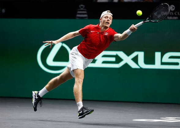 Denis Shapovalov (CAN), Davis Cup Finals 2022, Palacio de Deportes JosÃ Copyright: xJuergenxHasenkopfx