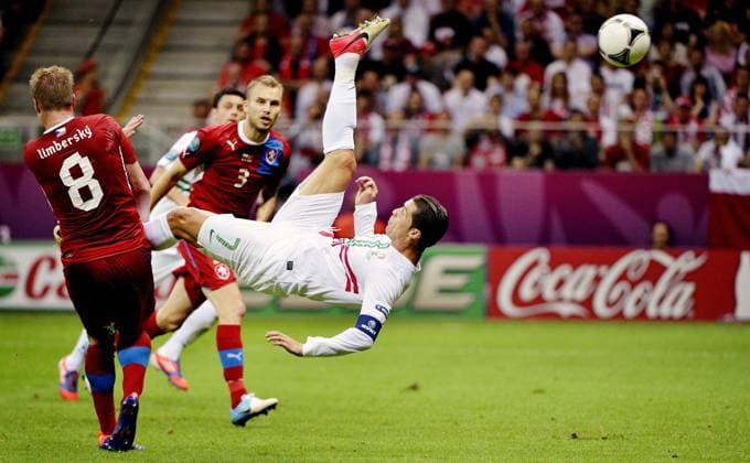 cristiano ronaldo - portugal defeated the czech republic with 1-0 and are ready for the semi final in the euro 2012. 2012-06-21 (c) Andreas Bardell Aftonbladet IBL Bildbyra * * * EXPRESSEN OUT * * * AFTONBLADET 2916 x2512x Copyright: xAndreasxBardell Aftonbladet TTx ronaldo2