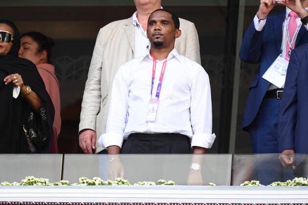 Samuel Etoo FOOTBALL : Cameroun vs Serbie - Groupe G - coupe du Monde Qatar 2022 - 28 11 2022 JBAutissier Panoramic 