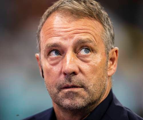 Doha, Qatar. 27th Nov, 2022. Trainer Hansi Flick (Deutschland) Germany - Spain Deutschland - Spanien World Cup 2022 in Qatar 27.11.2022 Credit: Moritz Müller