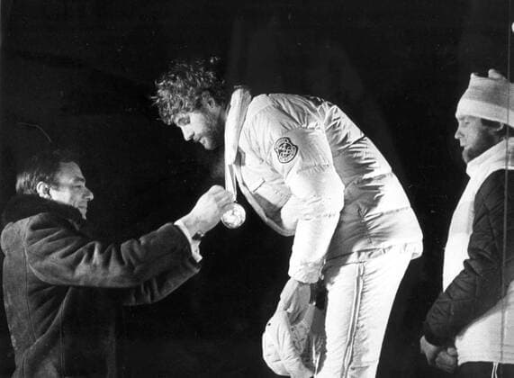 OS i Lake Placid 1980-02-17 Juha Mieto och Thomas Wassberg pa prispallen *** Local Caption *** GP KAMERAREPORTAGE x2524x *** Lake Placid Olympics 1980 02 17 Juha Mieto and Thomas Wassberg on the podium Local Caption GP KAMERAREPORTAGE x2524x  Copyright: xKamerareportage TTx OS LAKE PLACID 1980 WASSBERG