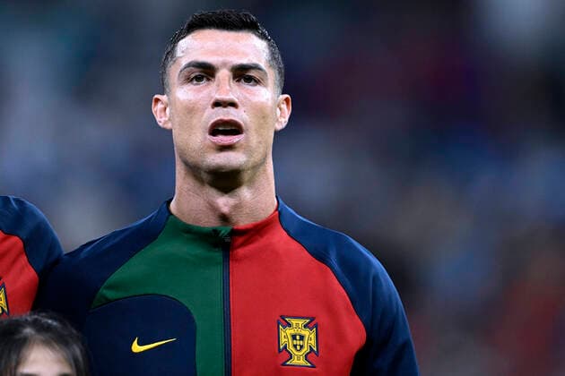 RONALDO Cristiano Kapitaen Team Portugal FIFA World Cup, WM, Weltmeisterschaft, Fussball 2022 in Katar Vorrundenspiel Gruppe H Portugal - Uruguay am 28.11.2022 im Lusail Stadion DFL REGULATIONS PROHIBIT ANY USE OF PHOTOGRAPHS as IMAGE SEQUENCES and or QUASI-VIDEO Copyright: xLacixPerenyix