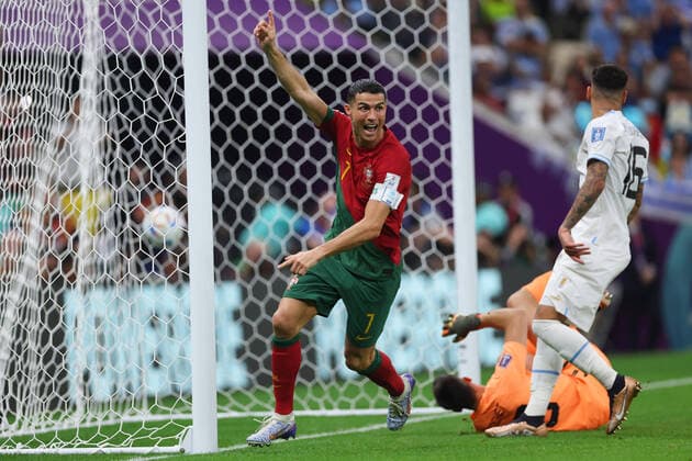 Cristiano Ronaldo (POR), NOVEMBER 28, 2022 - Football Soccer : FIFA World Cup, WM, Weltmeisterschaft, Fussball Qatar 2022 Group H match between Portugal 2-0 Uruguay at Lusail Stadium in Lusail, Qatar.  (204996800)