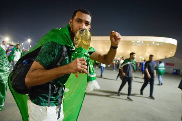 RECORD DATE NOT STATED FIFA World Cup, WM, Weltmeisterschaft, Fussball Qatar 2022 Saudi Arabia vs Mexico Fans o Aficion during the game Saudi Arabia vs Mexican national team, Nationalteam (Mexico), Corresponding to Group C of the FIFA World Cup Qatar 2022, at Lusail Stadium, Lusail, Doha, on November 30, 2022. <br><br> Fans o Aficion durante el partido Arabia Saudi vs Seleccion Nacional Mexicana (Mexico), correspondiente al Grupo C de la Copa Mundial de la FIFA Qatar 2022, en el Estadio Lusail, Lusail, Doha, el 30 de noviembre de 2022. LUSAIL DOHA QATAR Copyright: xAdrianxMaciasx 20221130_16481