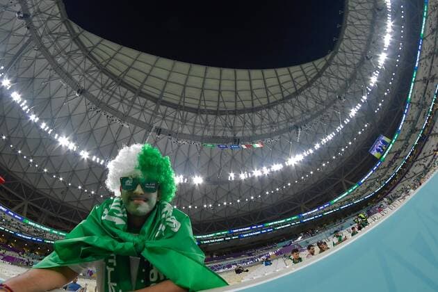 RECORD DATE NOT STATED FIFA World Cup, WM, Weltmeisterschaft, Fussball Qatar 2022 Saudi Arabia vs Mexico Fans o Aficion during the game Saudi Arabia vs Mexican national team, Nationalteam (Mexico), Corresponding to Group C of the FIFA World Cup Qatar 2022, at Lusail Stadium, Lusail, Doha, on November 30, 2022. <br><br> Fans o Aficion durante el partido Arabia Saudi vs Seleccion Nacional Mexicana (Mexico), correspondiente al Grupo C de la Copa Mundial de la FIFA Qatar 2022, en el Estadio Lusail, Lusail, Doha, el 30 de noviembre de 2022. LUSAIL DOHA QATAR Copyright: xAdrianxMaciasx 20221130_16587