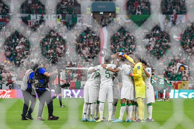 RECORD DATE NOT STATED FIFA World Cup, WM, Weltmeisterschaft, Fussball Qatar 2022 Saudi Arabia vs Mexico Arabia Players during the game Saudi Arabia vs Mexican national team, Nationalteam (Mexico), Corresponding to Group C of the FIFA World Cup Qatar 2022, at Lusail Stadium, Lusail, Doha, on November 30, 2022. <br><br> Jugadores de Arabia durante el partido Arabia Saudi vs Seleccion Nacional Mexicana (Mexico), correspondiente al Grupo C de la Copa Mundial de la FIFA Qatar 2022, en el Estadio Lusail, Lusail, Doha, el 30 de noviembre de 2022. LUSAIL DOHA QATAR Copyright: xAdrianxMaciasx 20221130_16661