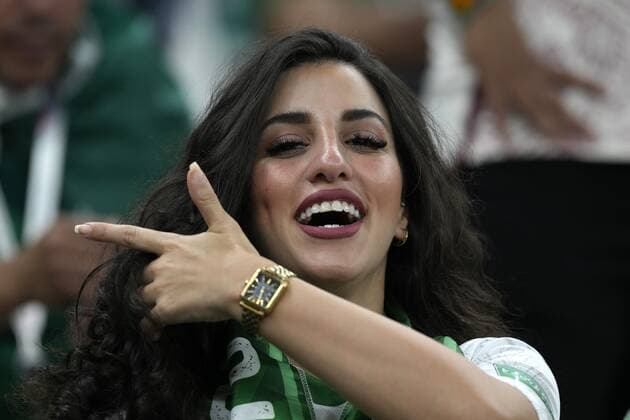 AL DAAYEN, 30-11-2022, Lusail Stadium, World Cup 2022 in Qatar game between Saudi Arabia and Mexico, fan Saudi Arabia - Mexico  x19415348x Copyright: