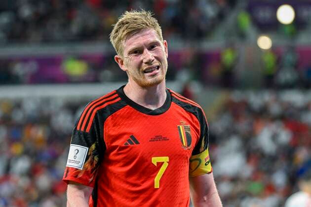DOHA, QATAR - DECEMBER 01 : De Bruyne Kevin midfielder of Belgium in action during the FIFA World Cup, WM, Weltmeisterschaft, Fussball Qatar 2022 Group F match between Croatia and Belgium at the Ahmad Bin Ali Stadium on December 1, 2022 in Doha, Qatar, 01 12 2022 ( Croatia - Belgium - FIFA World Cup Qatar 2022 PhotoNews Panoramic 