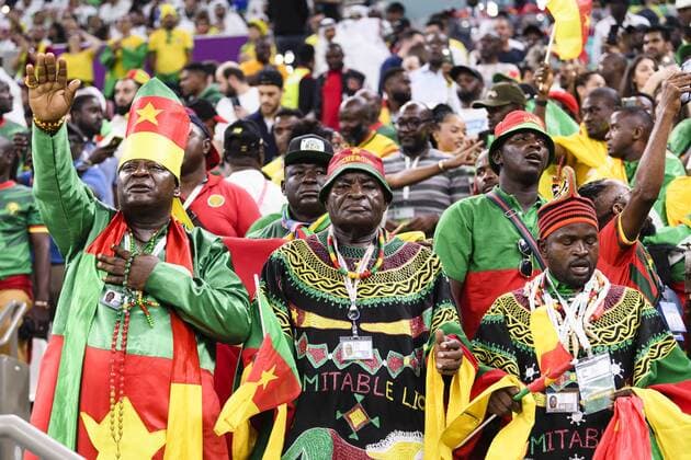 RECORD DATE NOT STATED FIFA World Cup, WM, Weltmeisterschaft, Fussball Qatar 2022 Cameroon vs Brazil Fans o Aficion during the game Cameroon vs Brazil, Corresponding to Group G of the FIFA World Cup Qatar 2022, at Lusail Stadium, Lusail, Doha, on December 02, 2022. <br><br> Fans o Aficion durante el partido Camerun vs Brasil, correspondiente al Grupo G de la Copa Mundial de la FIFA Qatar 2022, en el Estadio Lusail, Lusail, Doha, el 02 de Diciembre de 2022. LUSAIL DOHA QATAR  Copyright: xMarcioxMachadox 20221202_1850